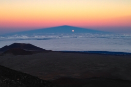 sunset and mountain 